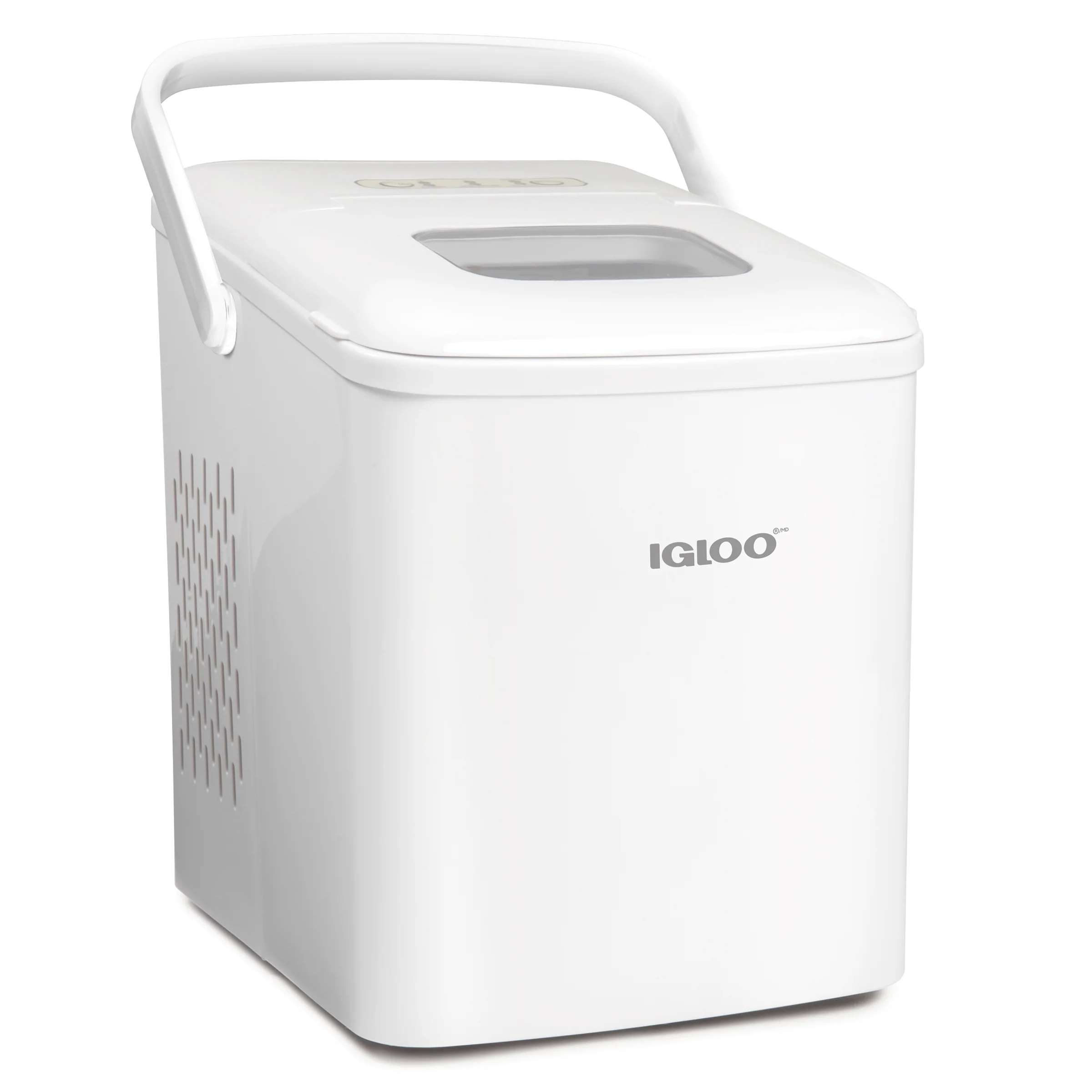 IGLOO® 26-Pound Automatic Self-Cleaning Portable Countertop Ice Maker Machine With Handle, White - Cheap Abt