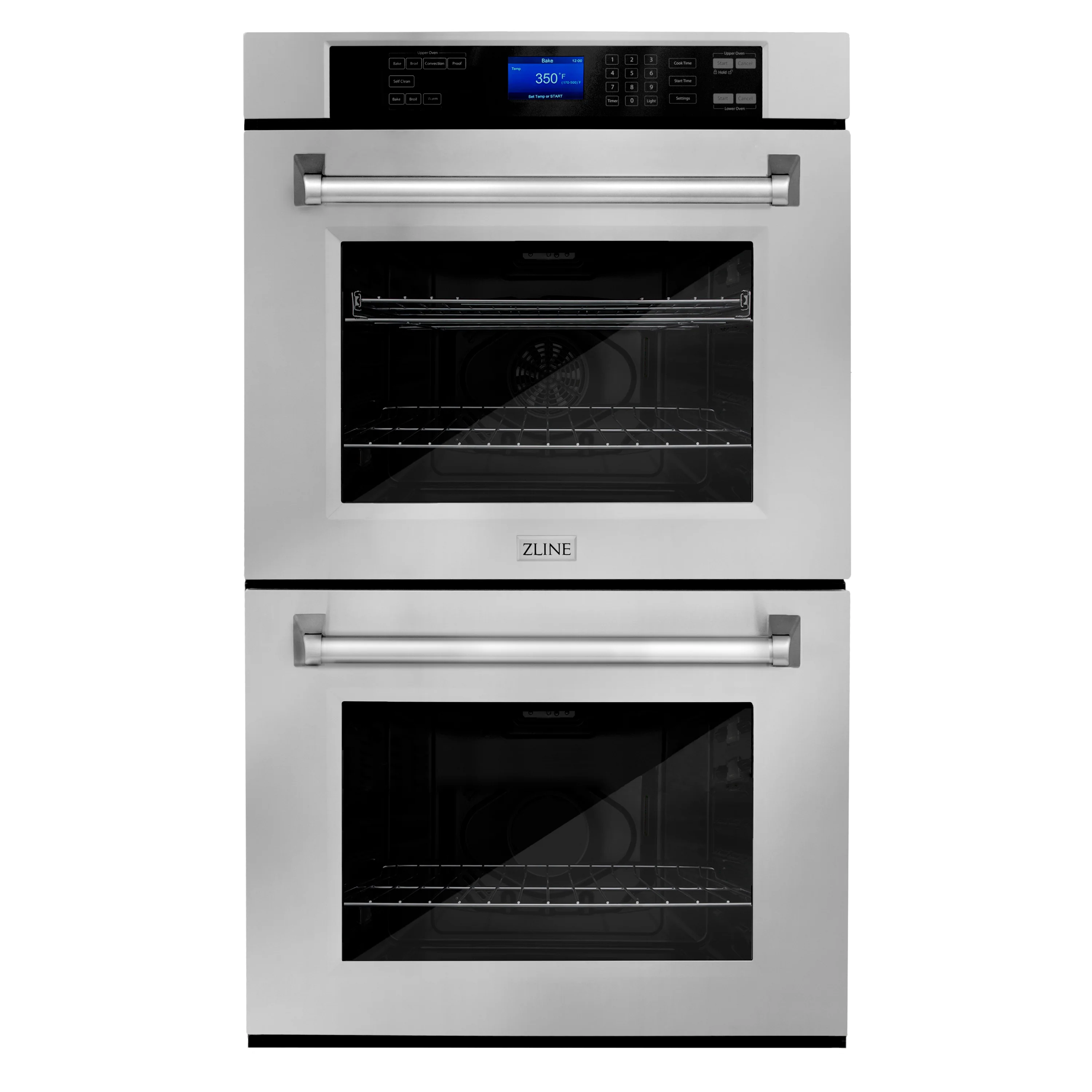 ZLINE 30 in. Professional Double Wall Oven in Stainless Steel with Self Cleaning, AWD-30 - Cheap Abt
