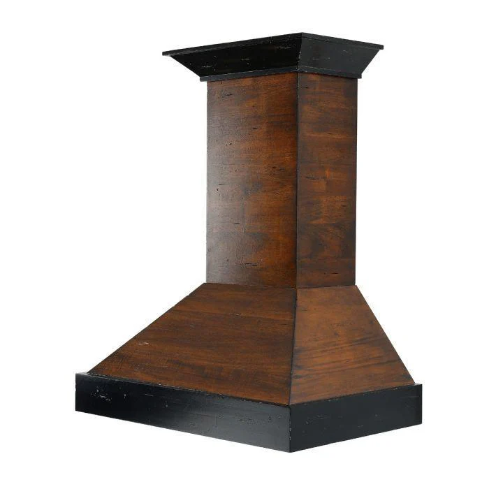 ZLINE 30 in. Designer Wooden Wall Mount Range Hood in Antigua and Walnut, KBAR-30 - Cheap Abt
