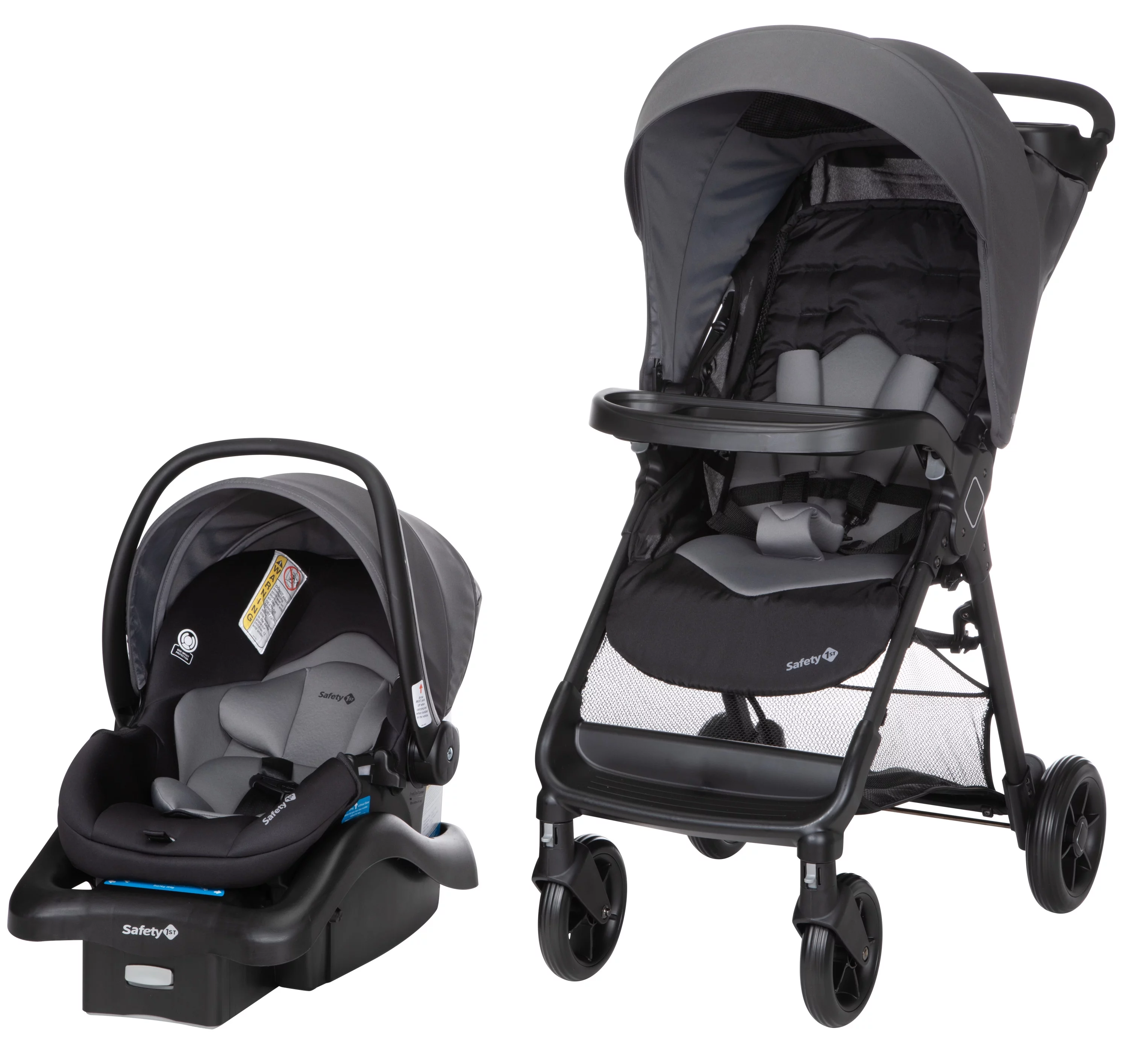 Safety 1?? Smooth Ride Travel System Stroller and Infant Car Seat, Monument - Cheap Abt