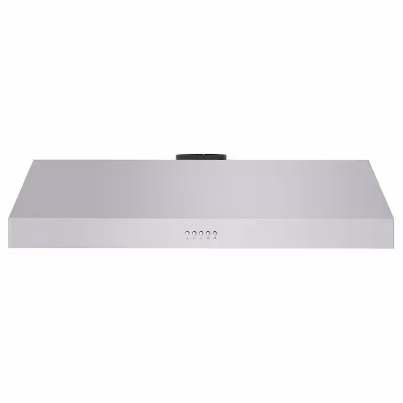 36 in. Ducted Under Cabinet Range Hood in Stainless Steel with LED Lighting and Push Button Controls - Cheap Abt