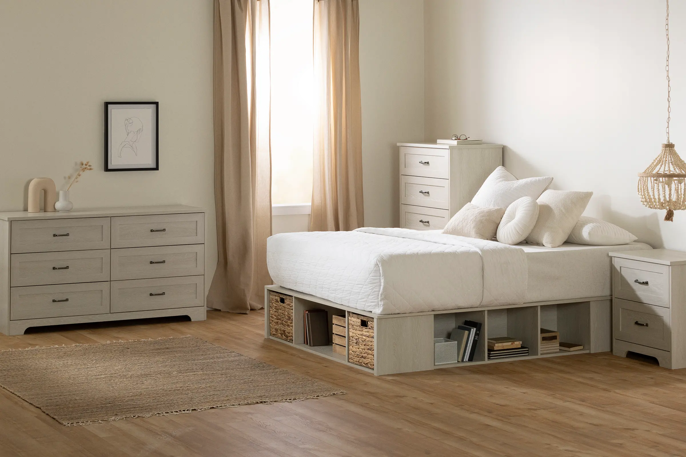 Prairie Ivory 6-Drawer Double Dresser - South Shore - Cheap Abt