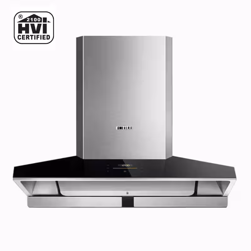 Perimeter Vent Series 36 in. 1100 CFM Wall Mount Range Hood with Self-Adjusting Capture Shield and Touchscreen - Cheap Abt