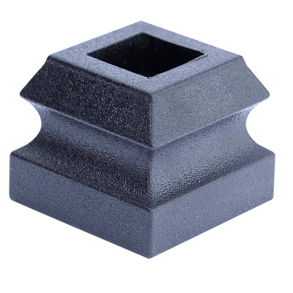 EVERMARK Stair Parts 12 in. Matte Black Slip N Grip Flat Shoe I800B-127-HDSNG - Cheap Abt