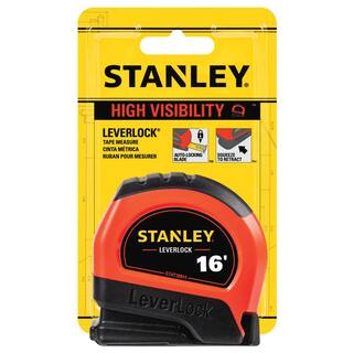 Stanley 16 ft. LeverLock High Visibility Tape Measure STHT30814S - Cheap Abt