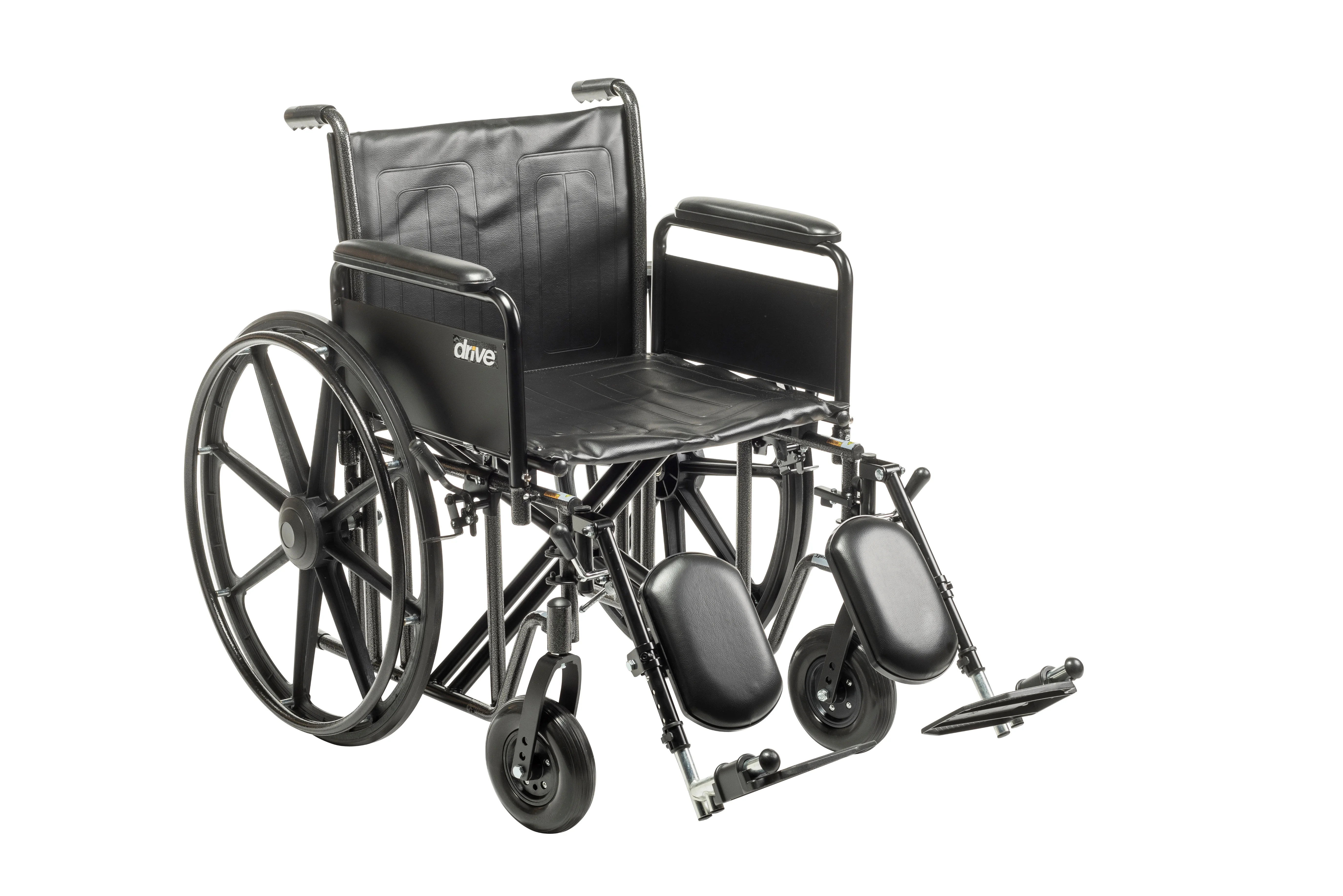 Drive Medical Sentra EC Heavy Duty Wheelchair. Detachable Full Arms. Elevating Leg Rests. 24 Seat - Cheap Abt