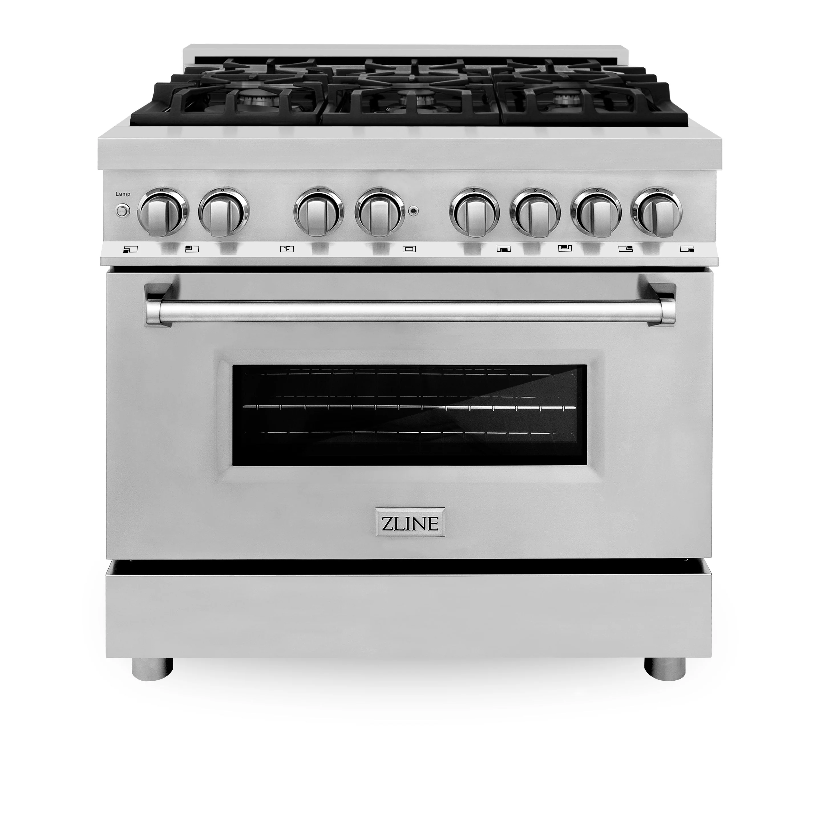 ZLINE Kitchen and Bath 36 in. Professional Gas Burner/Electric Oven Stainless Steel Range, RA36 - Cheap Abt